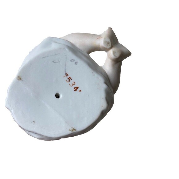 Bisque Porcelain Piano Baby Figurine #7534 Baby Sitting Upright - Picture 5 of 7